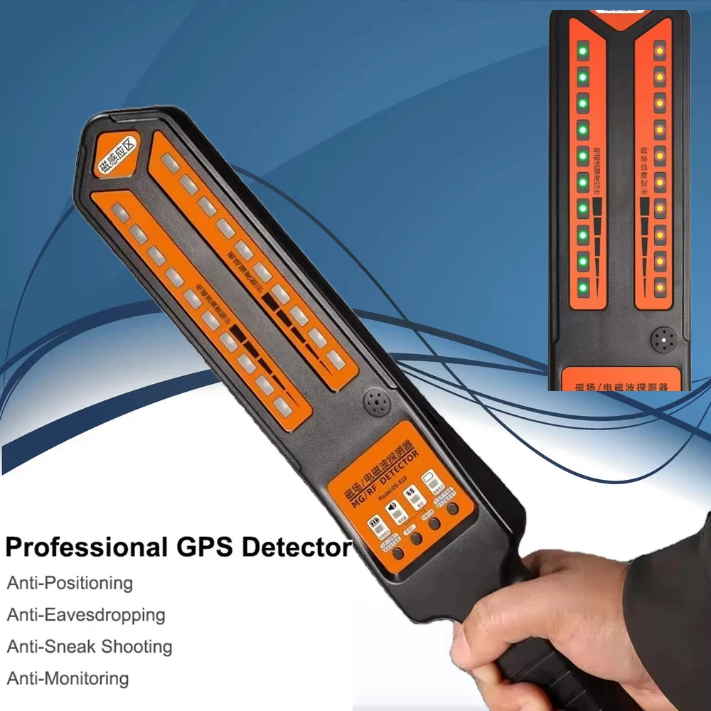 

DS-810 Wi-Fi Bluetooth-детектор Ручной магнит GPS-трекер Finder Беспроводной антишпион Скрытая камера Обнаружение сигнала Анти-потерянный