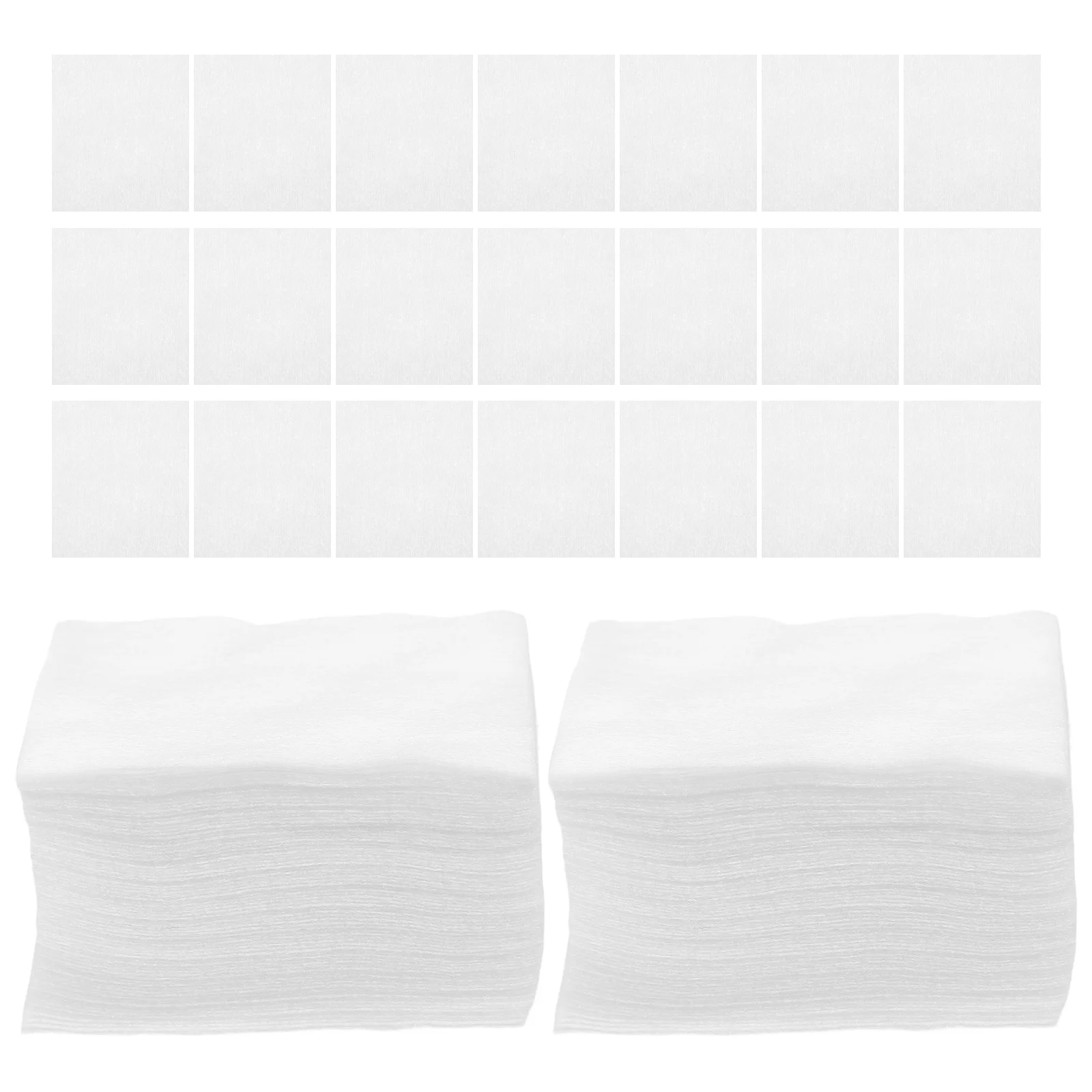 

1200pcs Cleaning Pads Cotton Makeup Remover Thin Toner Pads Dry Wipes Disposable Nail Polish Remover Facial Tools