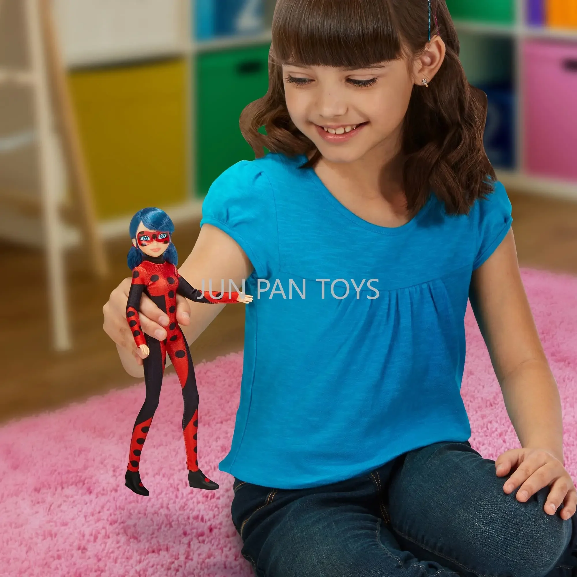 Original Zag Heroez Miraculous Hero Fashion Doll Cat Noir Dragon Bug Queen Bee Rena Rouge Classic Movies Action Figure Kids Toys