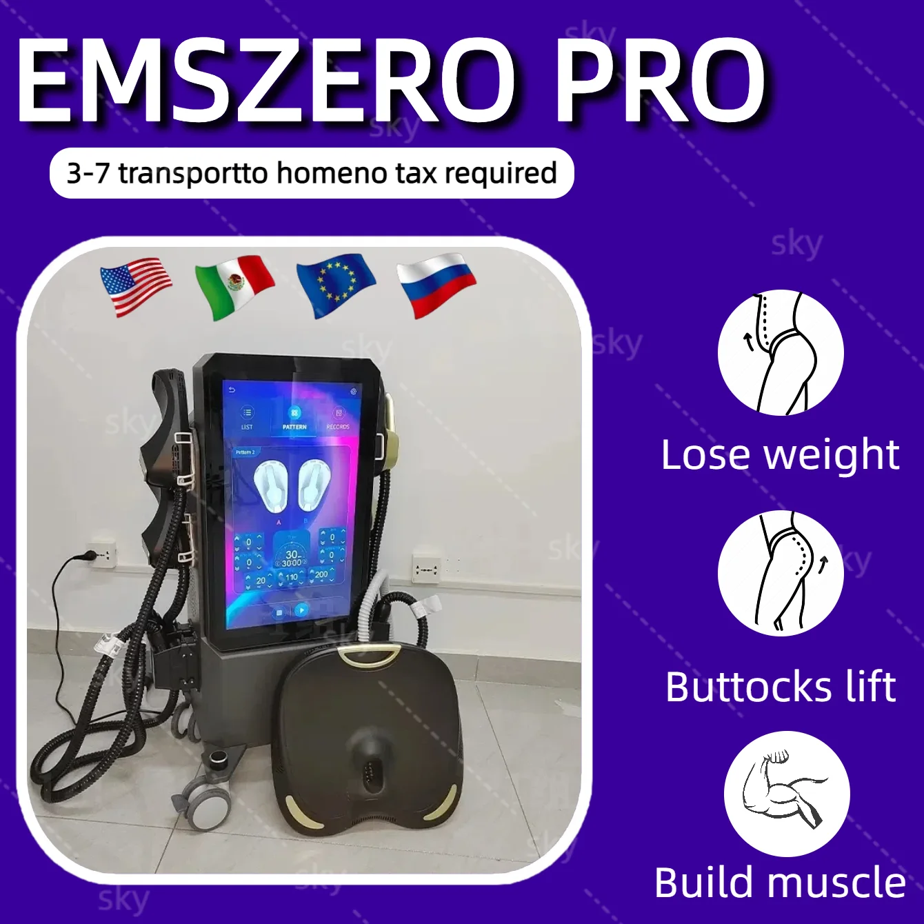 EMSZERO RF Machine 2024 6500w Weight Lose Electromagnetic Body Muscle Stimulate Fat Removal Slimming