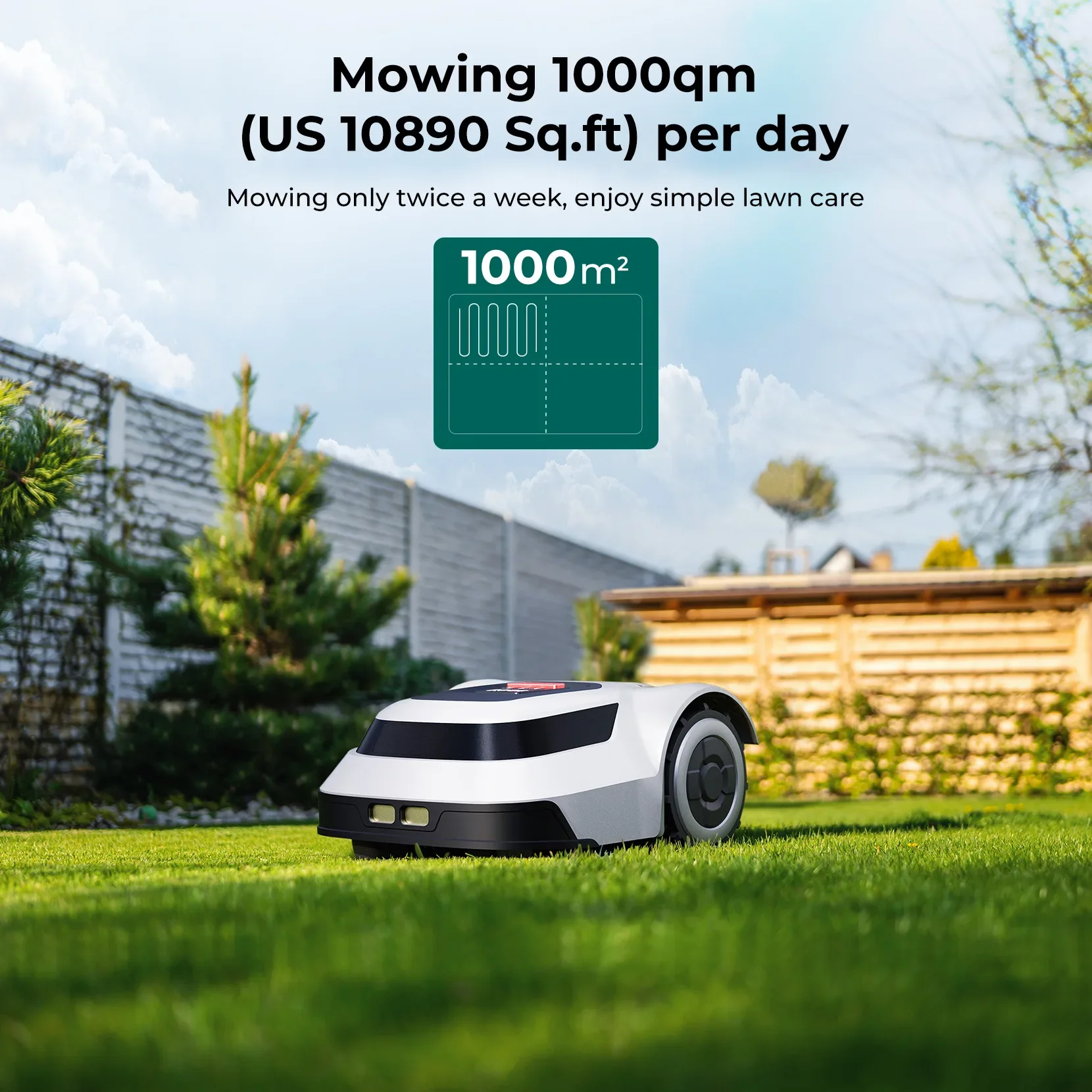 Fully automatic intelligent lawn mower New high-efficiency garden home lawn mowing robot