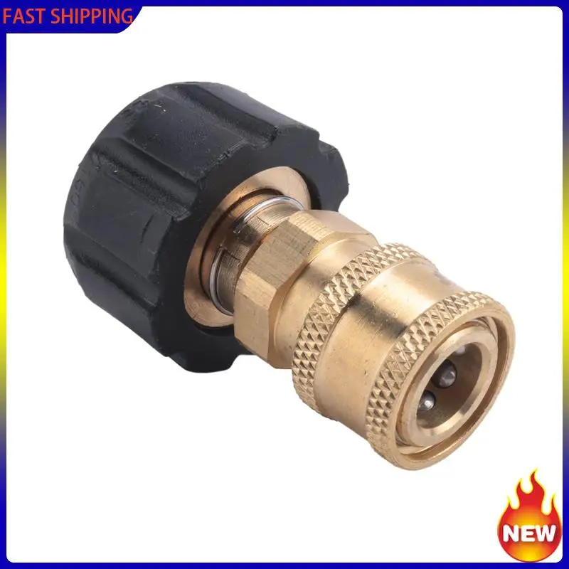 Hot Trend-1 PCS 1/4 To M22 Quick Connector High Pressure Car Washer Quick Coupling Water Tube Adapter Joints