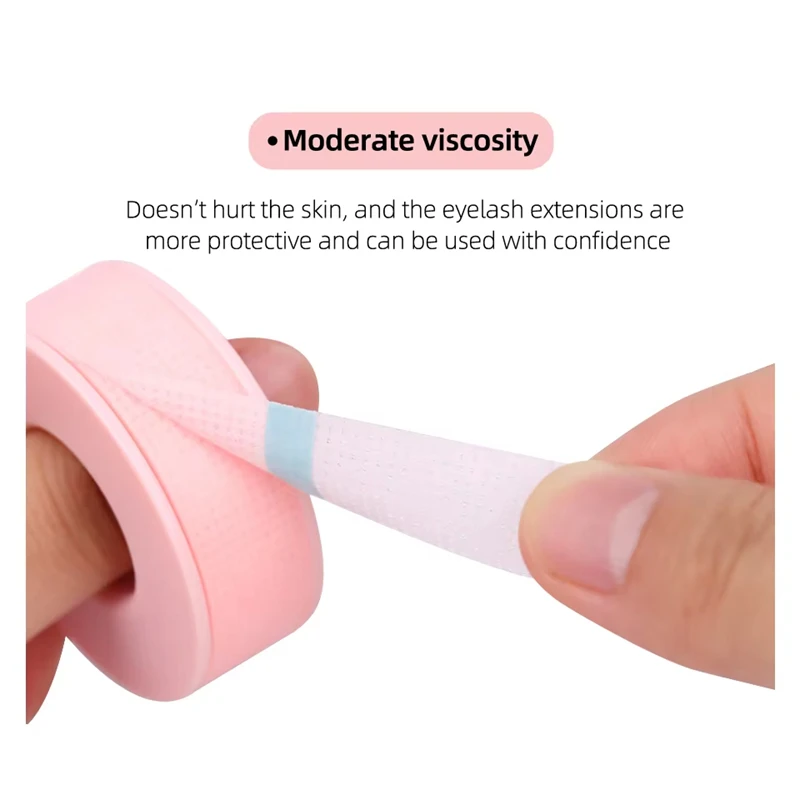 Silicone Gel Eyelash Tape Breathable Sensitive Resistant Under Eye Pad Patches Non-Woven Micropore Tape Lashes Extension Supplie