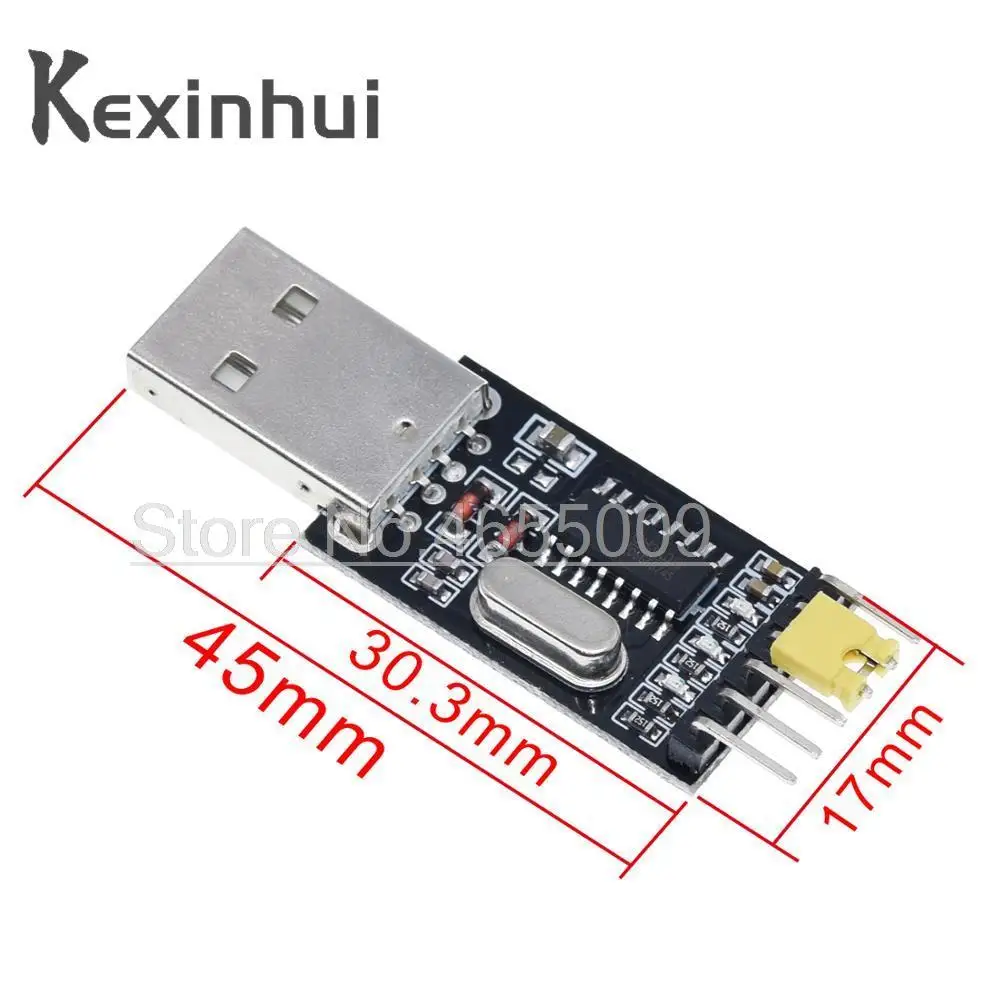 CH340 USB to TTL converter UART module CH340G upgrade download a small wire brush plate STC microcontroller board USB to serial