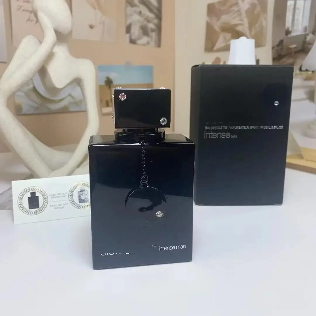 Club de Nuit Intense Man perfume, 105ml, spicy wood tone, top note lemon, pineapple, apple fruit fragrance, middle note rose, jasmine, birch, rich layers. A must-have for nightclubs and gatherings, with a strong presence! view 5