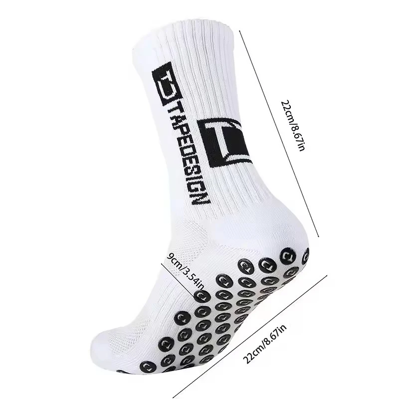 High Quality Wear-Resistant Football Socks Soft Breathable Thick Sports Socks Adhesive Anti Slip Sweat Absorbing Football Socks