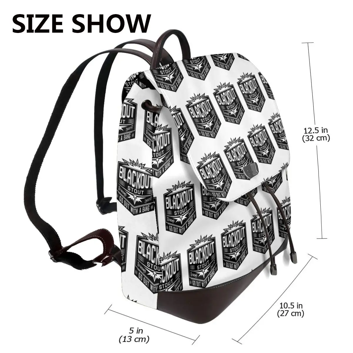 Deep Rock Galactic Black Out Stou Bookbag School Student Bags Hiking Travel Daypack for Women Fashion Derma Backpack