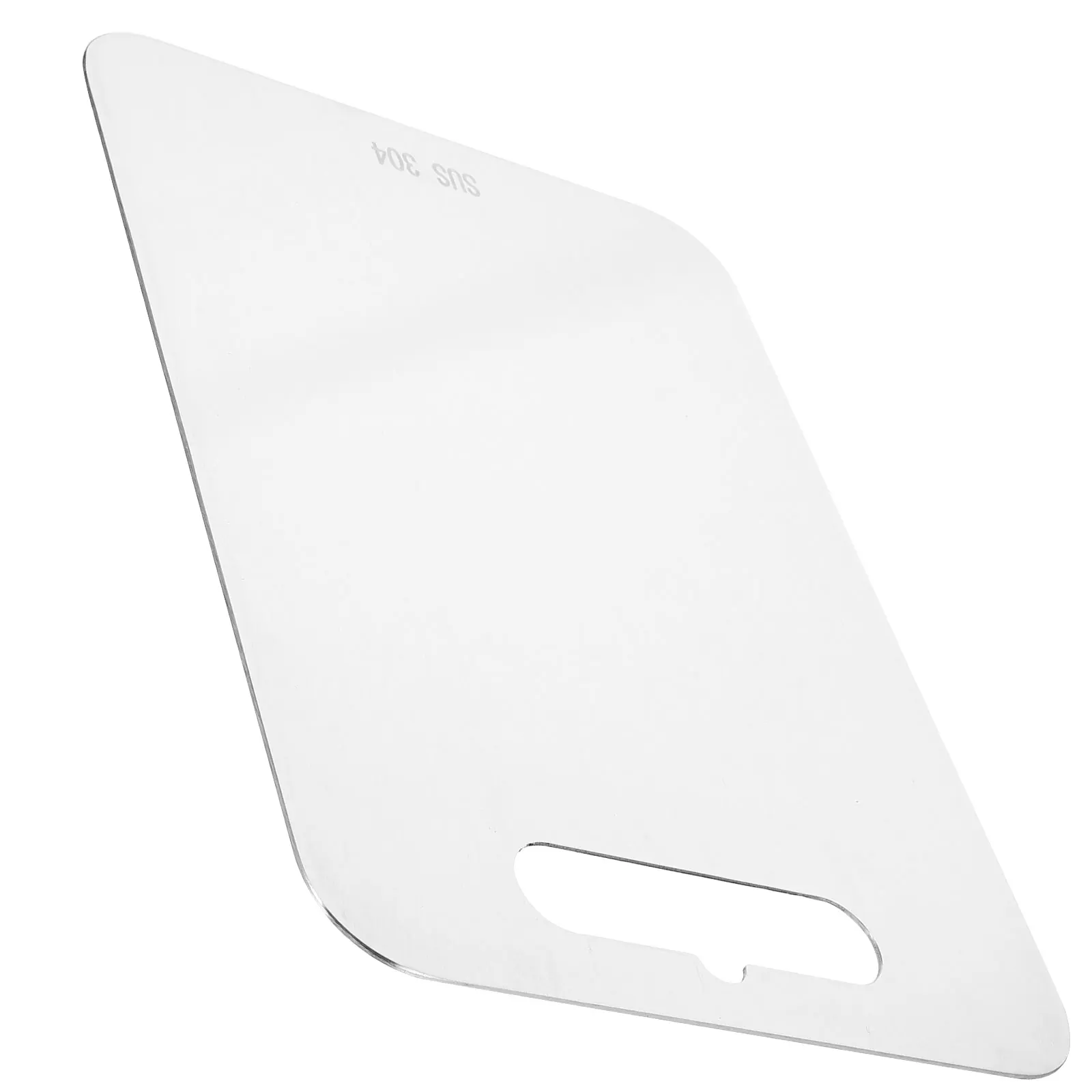 

Stainless Steel Cutting Board Reversible Chop Block Kitchen Fruit Meat Vegetable Fish Bake Board Chopping