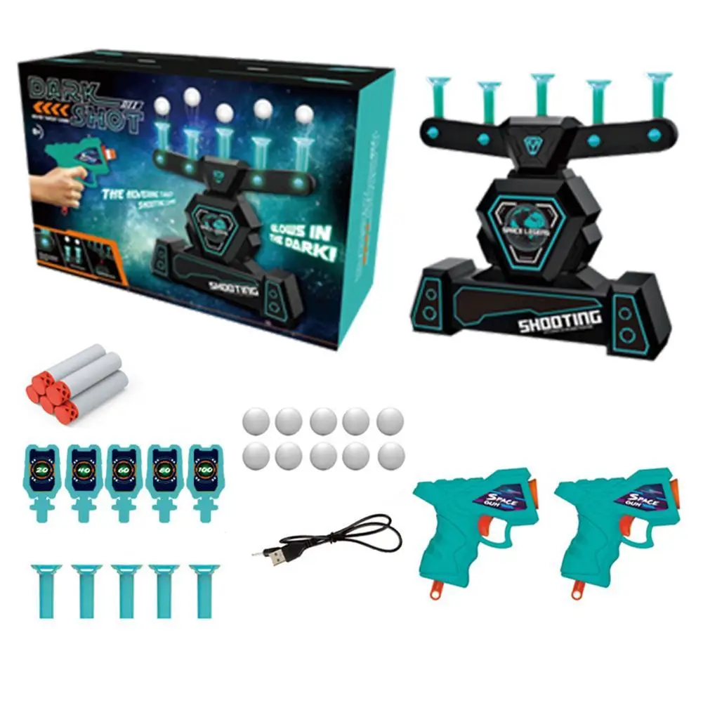 Shooting Game Toy Kids Shooting Toy Gun Set USB 2in1 Electric Hover Target Practice Ideal Gift for Ages 4-12 Years Old Kids