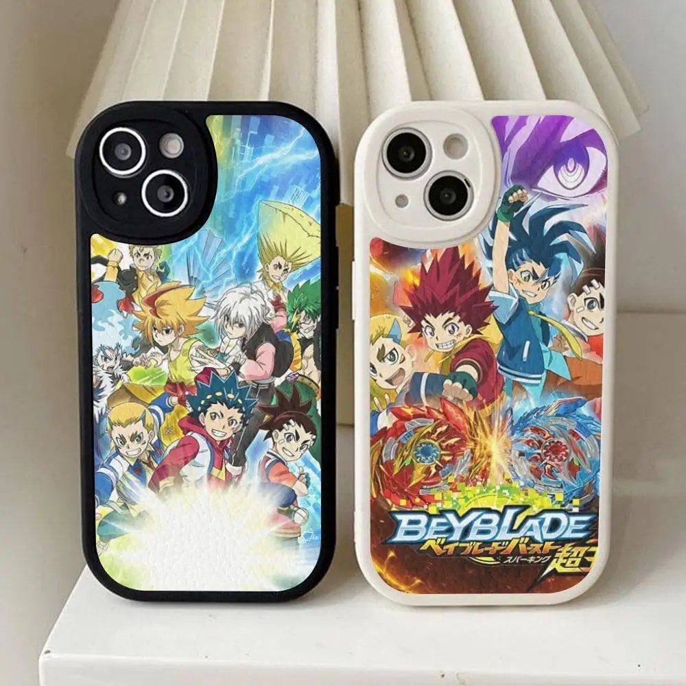 

Anime B-beyblade X Phone Case For IPhone 16 15 14 13 12 11 Pro Max Plus Leather Cover
