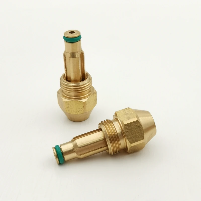 Siphon Oil Nozzle Brass Full Cone Air Atomizing Sprayer Waste Oil Burner Ignition System Parts Diesel Fuel Burner Oil Injection