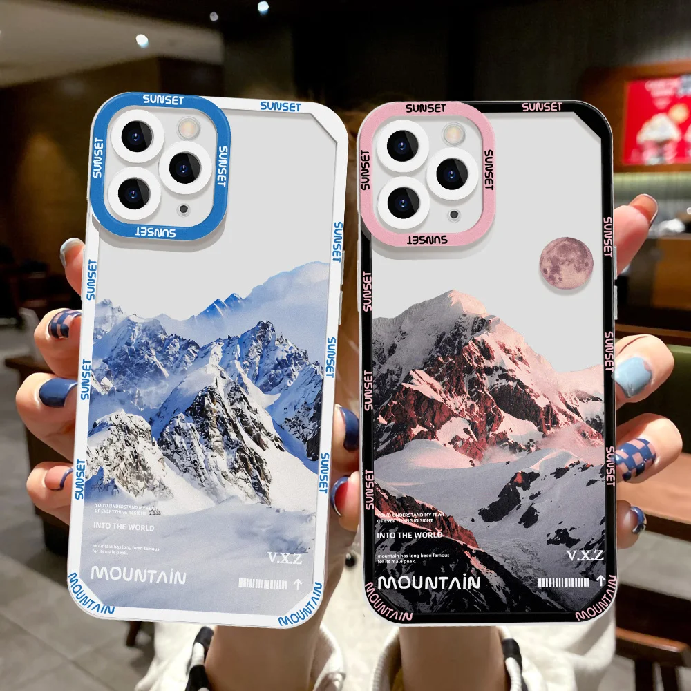 Snow Mountain Case For Xiaomi Redmi Note 10 Pro Case Funda Poco X4 X3 M4 Pro Redmi Note 11 9 8Pro Mi 11 Lite 5G NE 11T Pro Cover