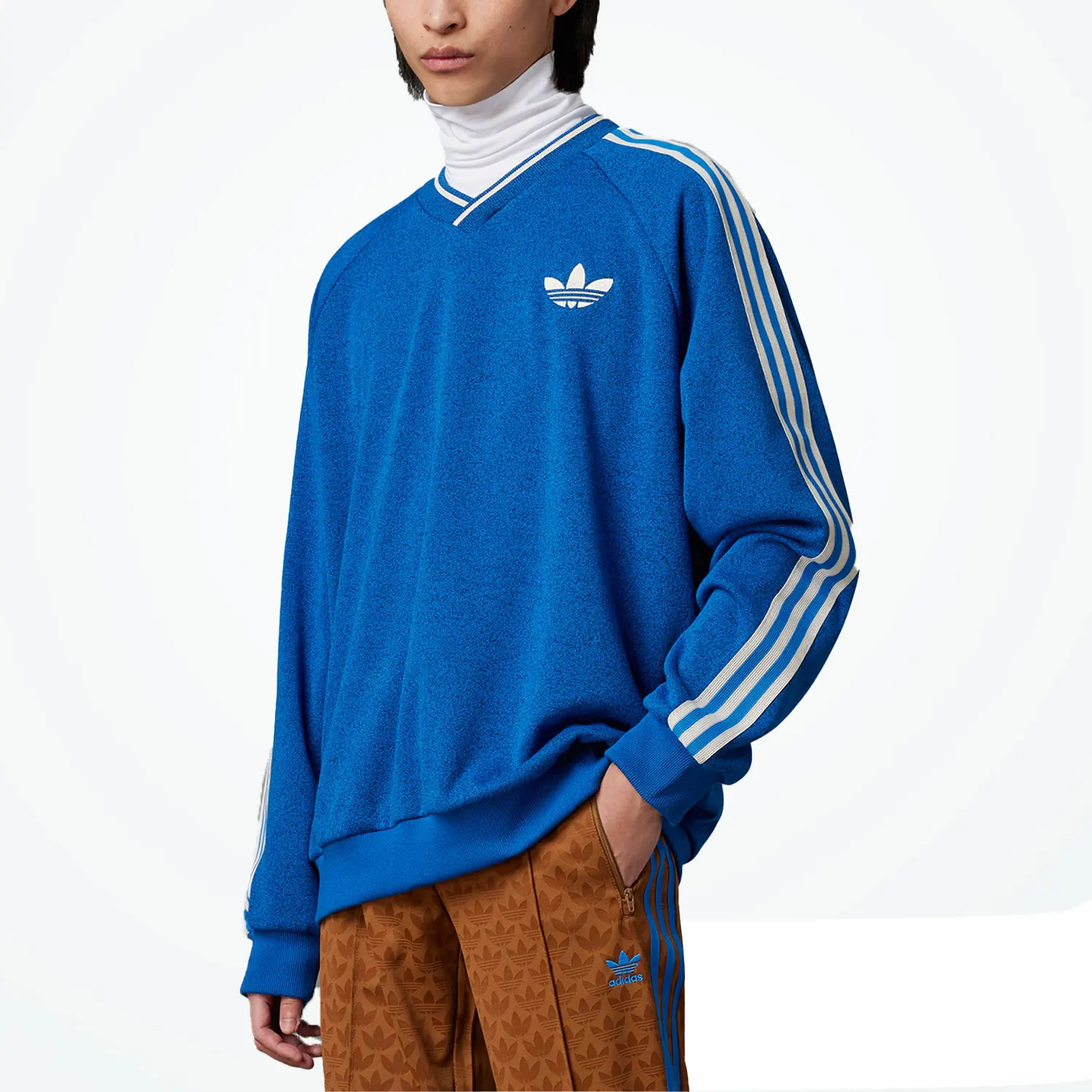 

Adidas Authentic Trefoil Men's Athletic Long Sleeve Hoodie IP6989