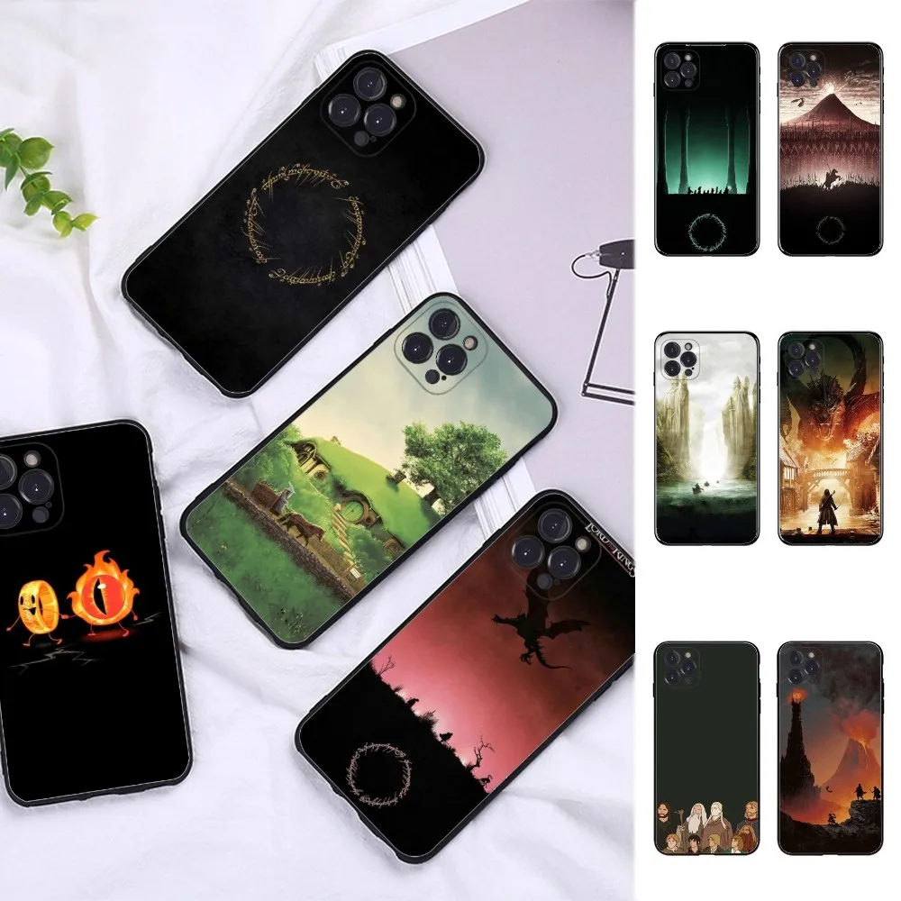 L-Lord O-Of T-The R-Rings Phone Case For iPhone 16 15 14 13 12 Mini 11 Pro XS Max X XR SE 6 7 8 Plus Soft Silicone Cover