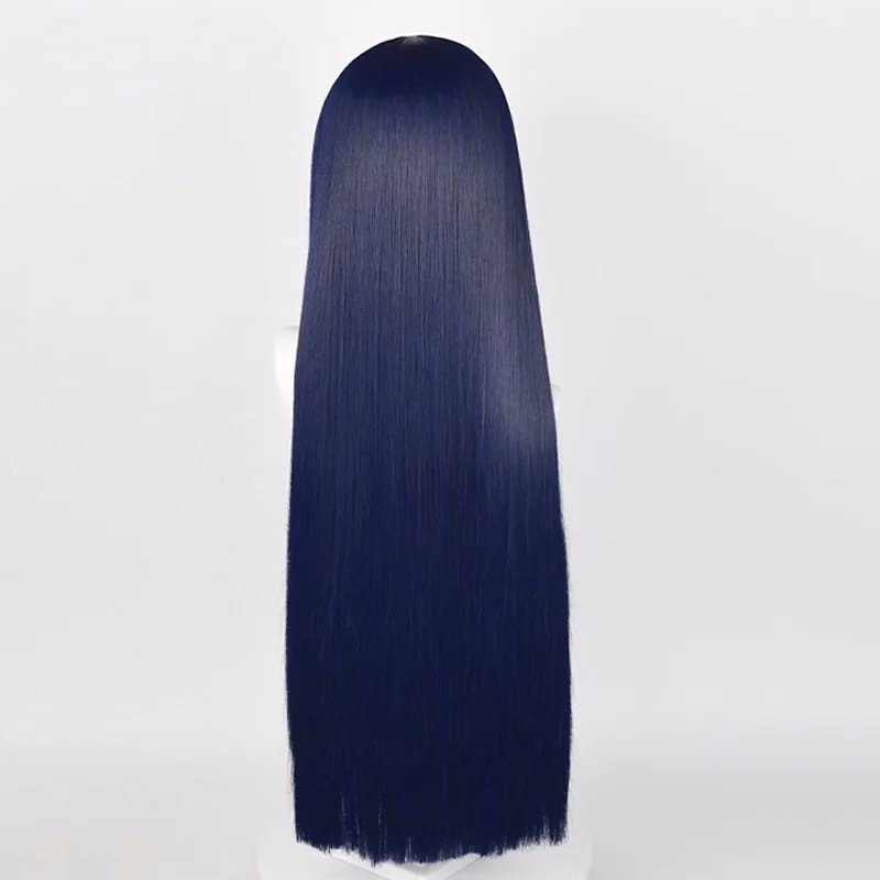 Synthetic Wig New! Anime Hyuga Hinata Straight Synthetic Hair Neat Bang Cosplay Wigs image 5