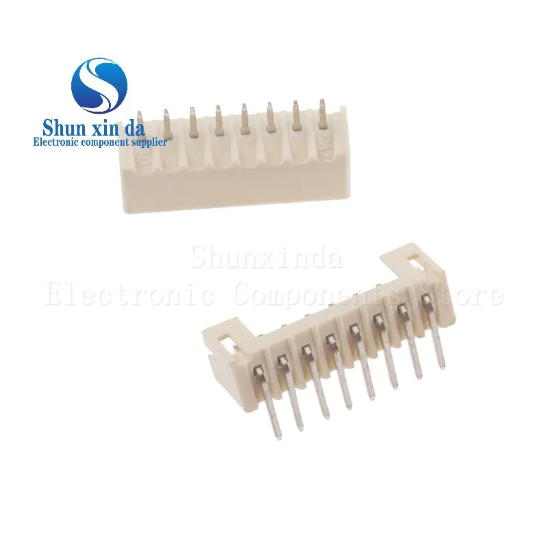 20PCS PH2.0 SMD SMT RIGHT ANGLE Connector PH 2.0MM 2p 3p 4p 5p 6p 7p pin JST Connector Wire vertical Horizontal type Mother seat