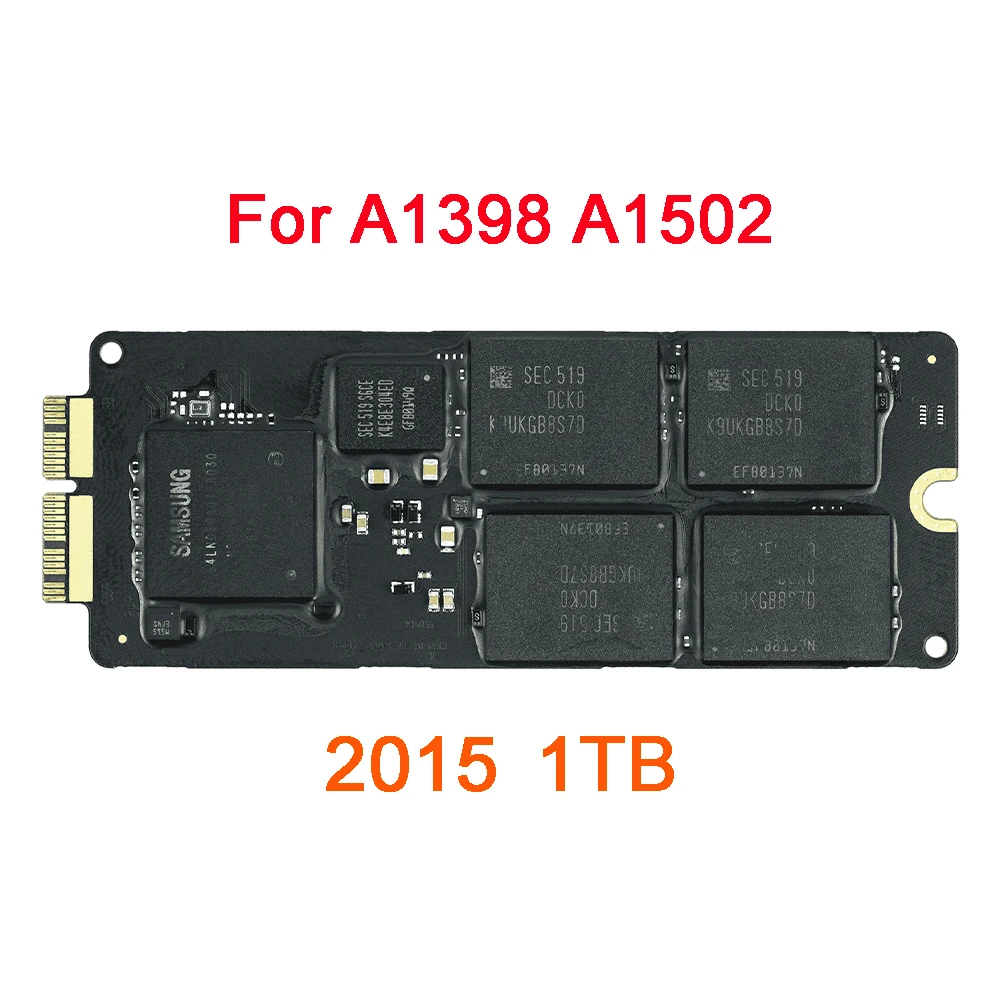 Original 128GB 256GB 512GB 1TB SSD Solid State Drive For Macbook Air A1465 A1466 Macbook Pro A1398 A1502 2013 2015 2017