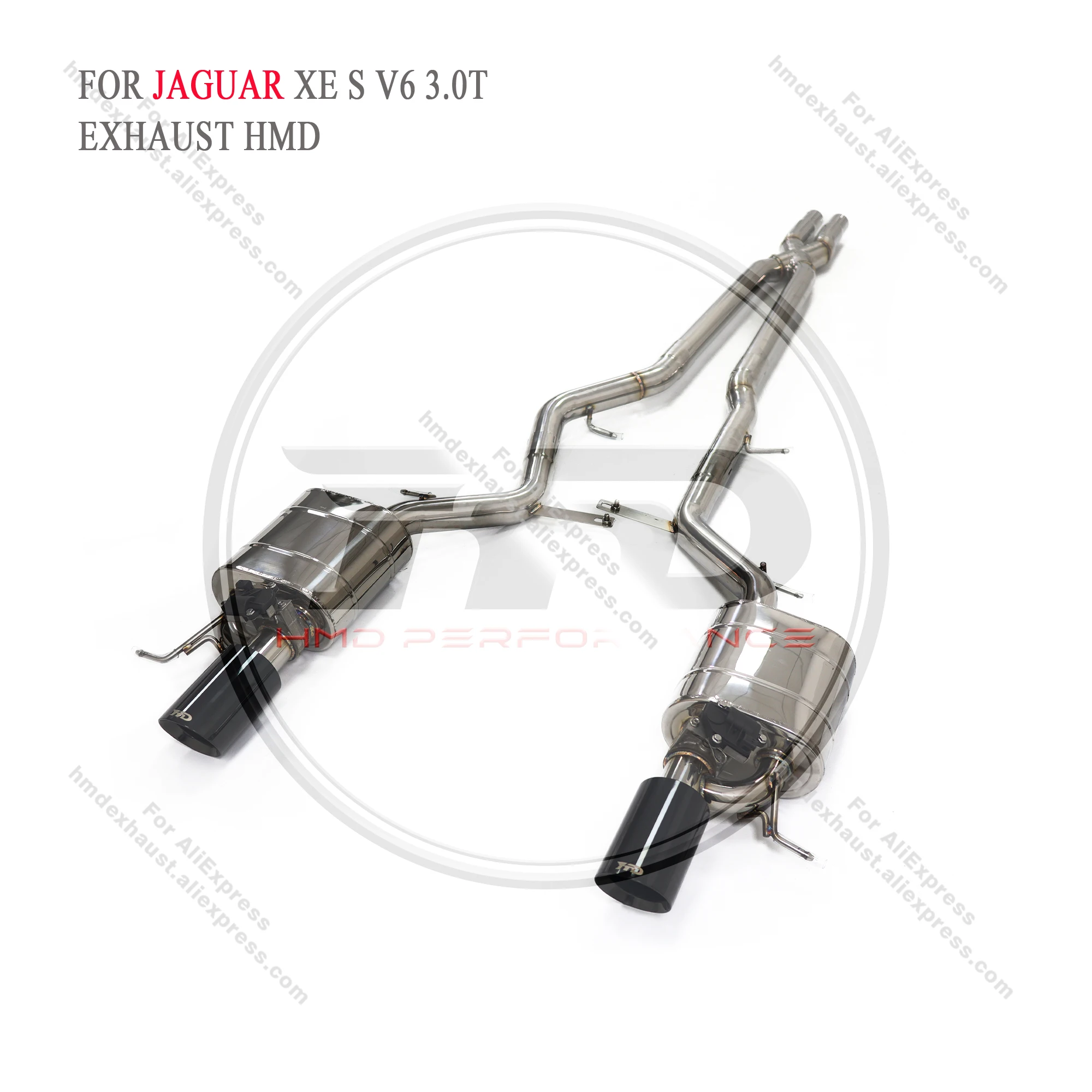 

HMD Exhaust System Stainless Steel Performance Catback for Jaguar XE V6 3.0T Muffler With Valve