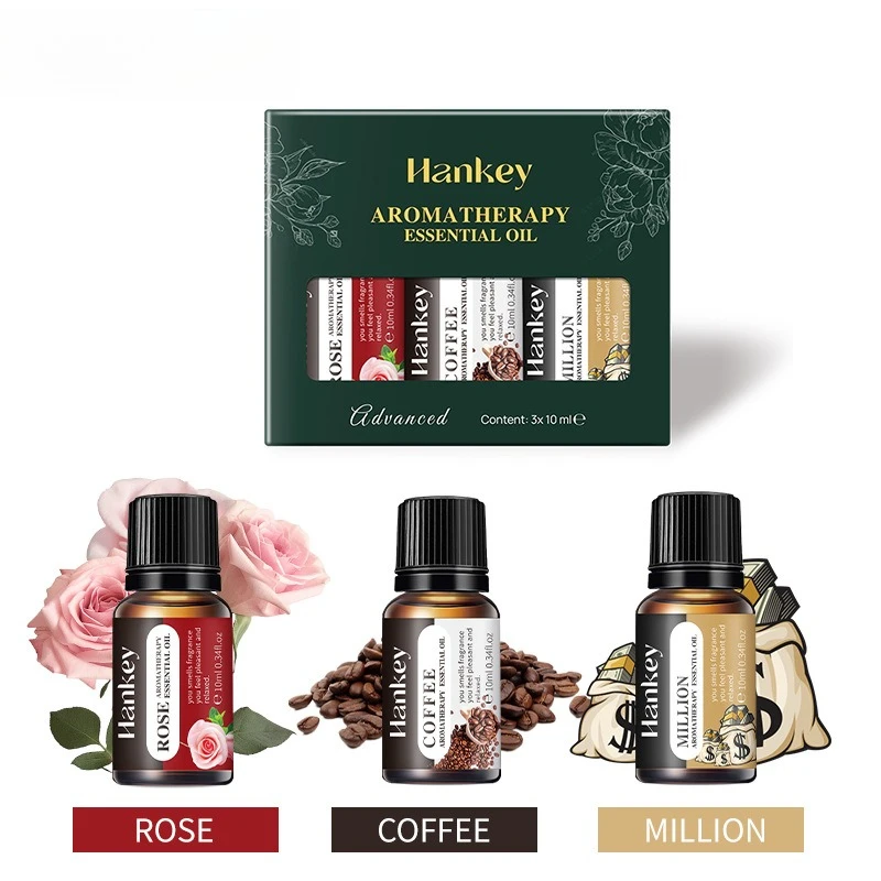 مجموعة الزيوت العطرية العلاجية القابلة للذوبان في الماء، جهاز العلاج العطري، صندوق هدايا مرطب، زيت عطري رائع وممتع بشكل طبيعي