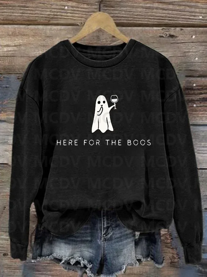 Women's Funny Halloween Salem Broom Co. Casual Sweatshirt 3D Printed Women Pullover