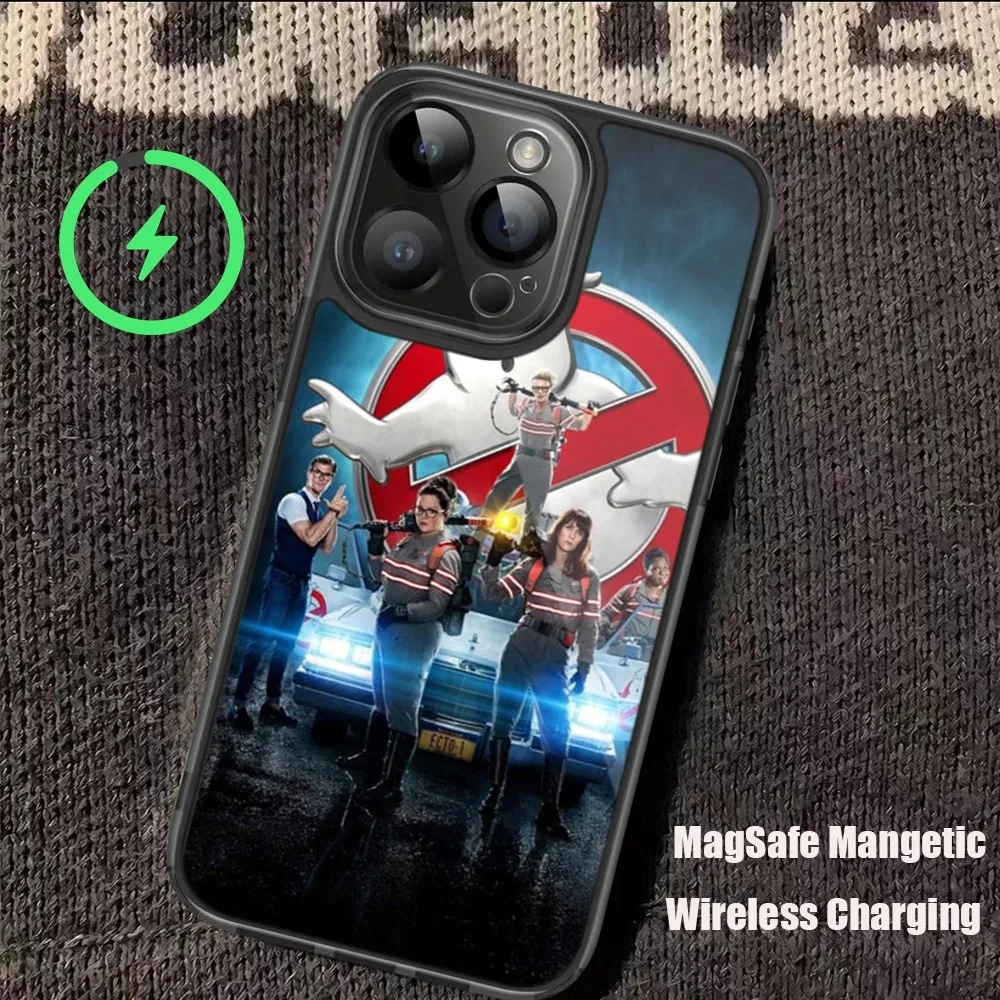 Movie E-Extreme G-Ghostbusters Phone Case For iPhone 11 12 13 14 15 Pro Max Plus Mini Magsafe Magnetic Wireless Charging Shell