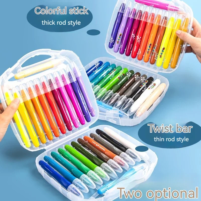 24 Colors Watercolor Paint Pens Set Portable Non-toxic Fire Paint Seal Mark Pen for Kid Draw Art Supplies