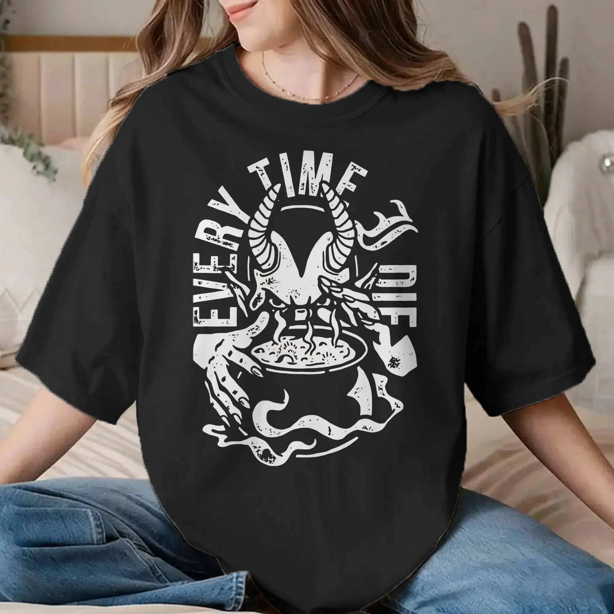 Men Women T-Shirts Every Time I Die Novelty Pure Cotton Tees Short Sleeve Metalcore Music T Shirt O Neck Clothes 4XL 5XL