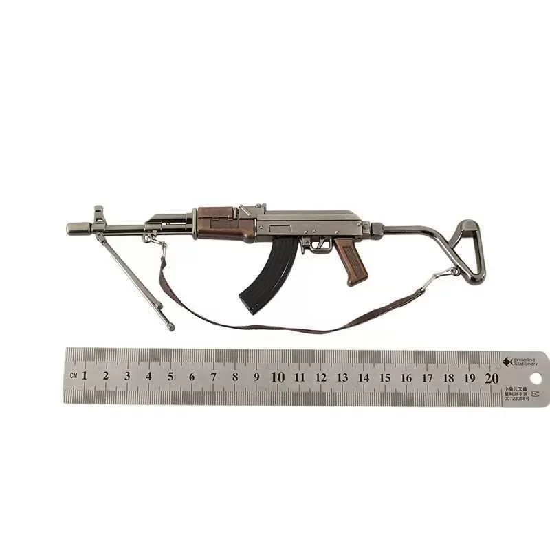 طوي 20 سنتيمتر AK بندقية نموذج سبيكة مسدس صغير نموذج PUBG Jedi مسدس لعبة تململ لعبة مكتب زخرفة الديكور الصبي الكبار هدية