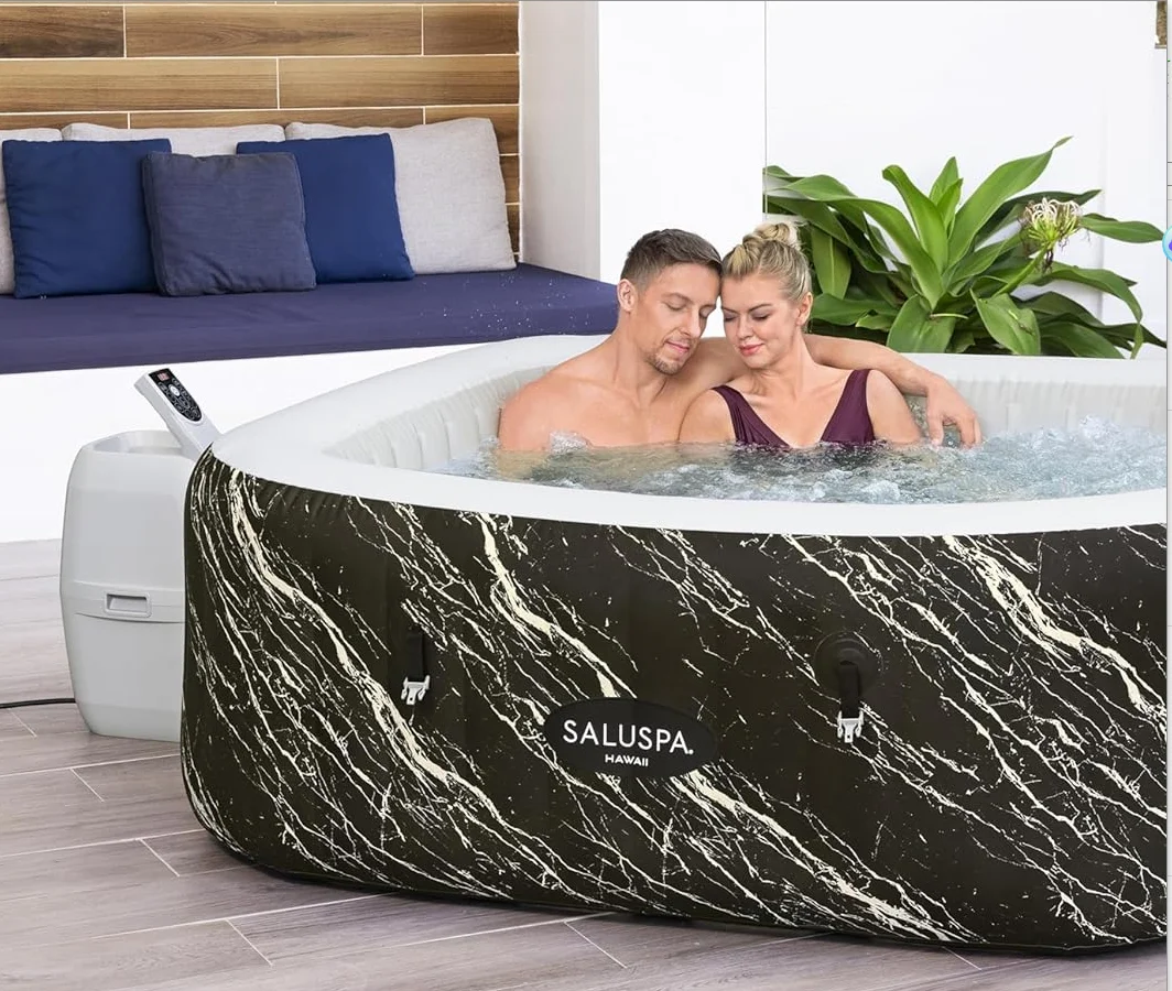 Hawaii EnergySense Smart Luxe AirJet Inflatable Hot Tub Spa (71