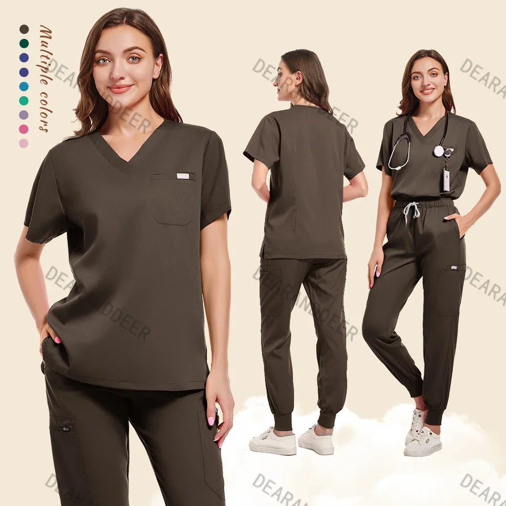 Men's and women's general hospital dental clinic beauty salon high-quality surgical gown thick version pharmacy doctor's suit