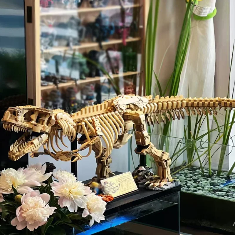 In-voorraad 76968 Dinosaurus T-Rex Fossielen Tyrannosaurus Rex Bouwstenen Dinosaur World Park Speelgoed voor Kinderen Vrienden verjaardagscadeautjes