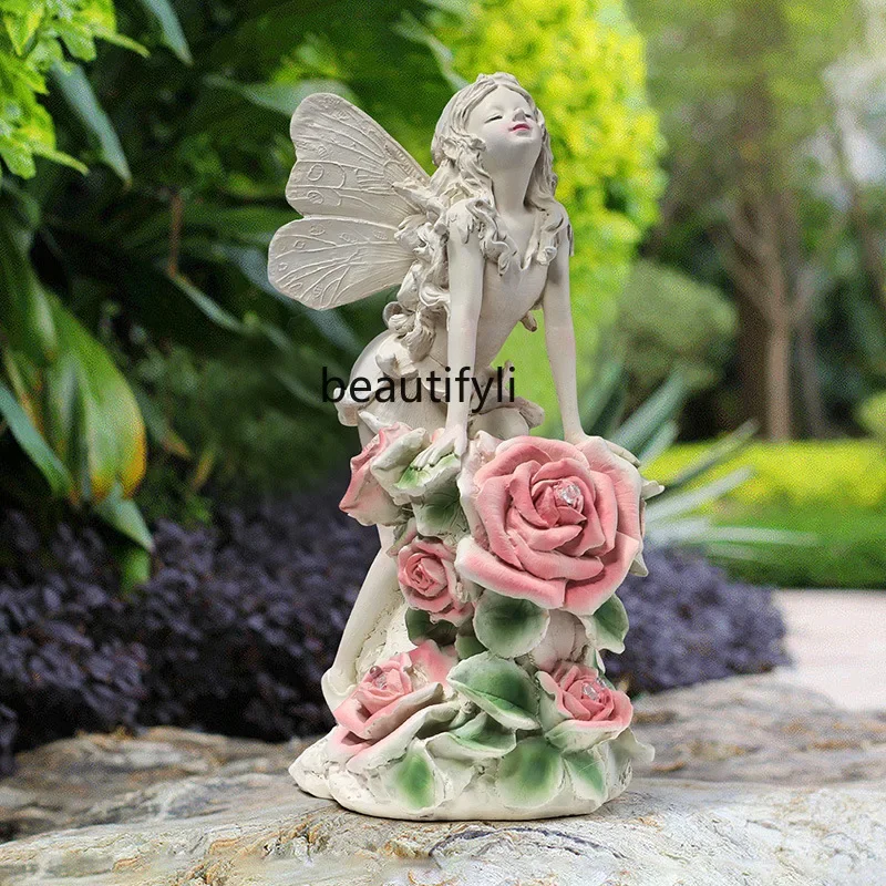 Night Light Outdoor Garden Garden Resin Crafts Gardening Decoration Ornaments