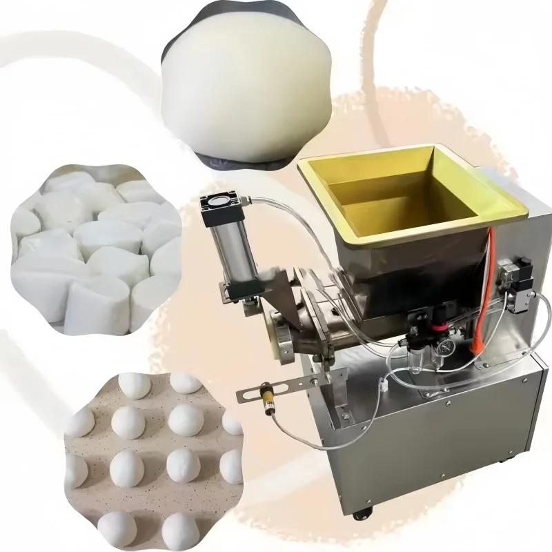 6000 pz/h Macchina per fare palline di pasta Macchina da taglio per estrusore di pasta Macchina per divisori di pasta per pizza Pane Biscotti Barra proteica