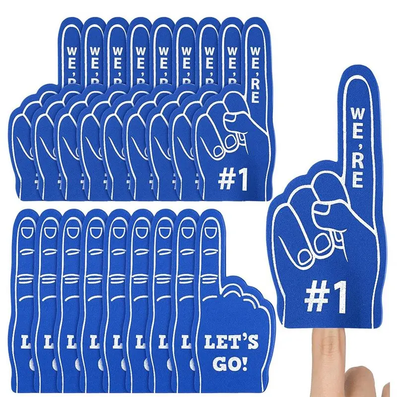 AEF5-24 Pcs Mini Foam Finger Baseball Fan Foam Finger We're 1 Sports Party Supplies For Events, Team Gifts