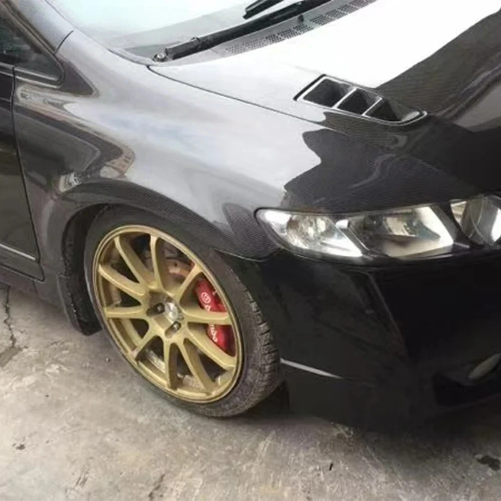 

Easy-Install FORHonda Civic FA1 06-11 OE Style Front Fender Pair Carbon Fiber