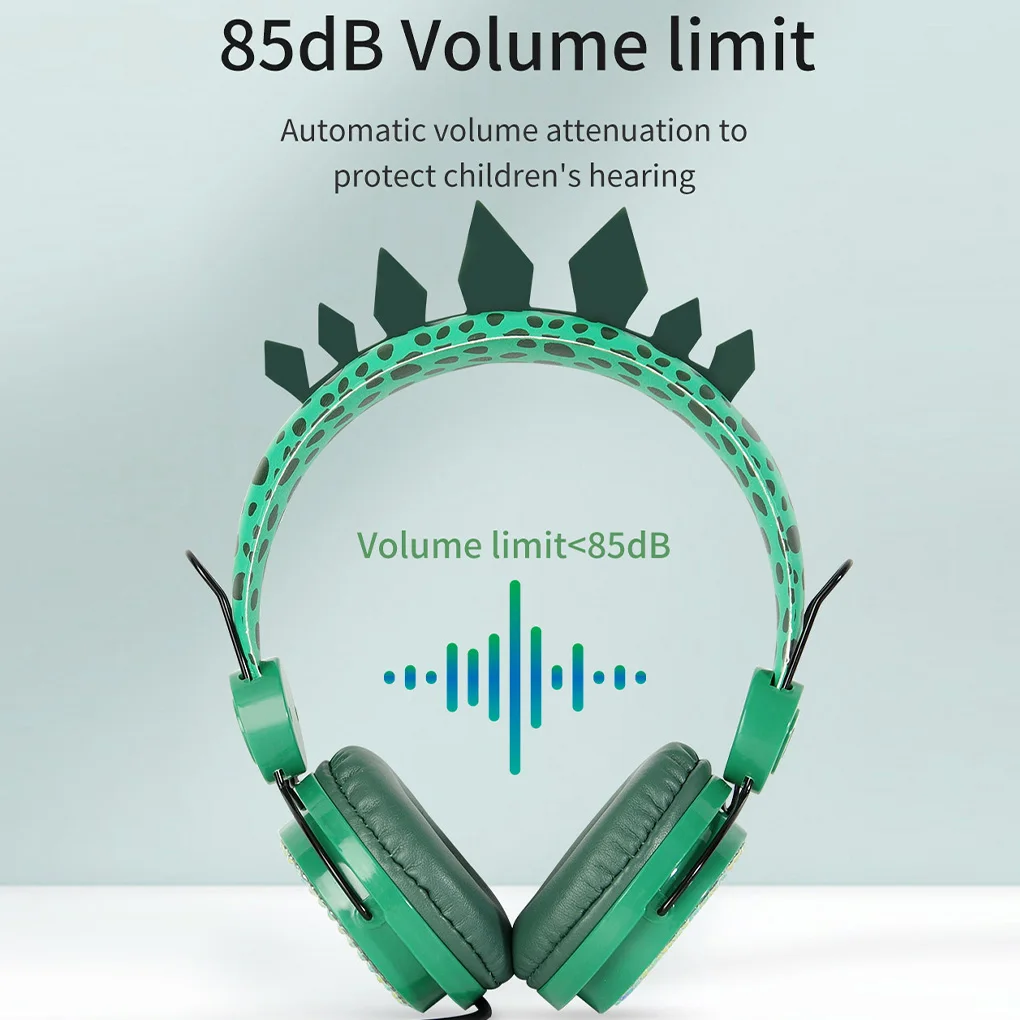 Детская гарнитура, проводная гарнитура с героями мультфильмов, 3,5 мм, детские наушники с ограничением громкости, наушники-вкладыши с повязкой на голову