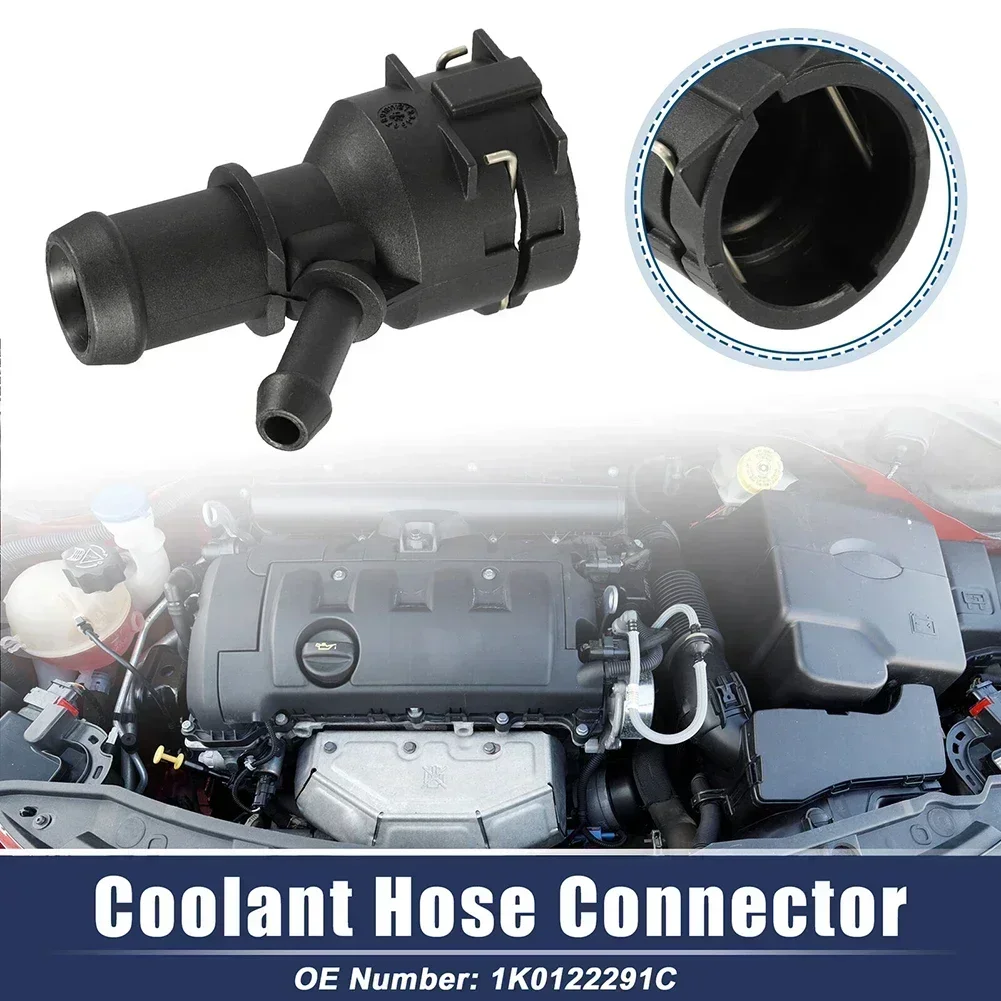 Car Coolant Heater Hose Connector For Golf For Passat 1.8TFSI 2.0FSI 1K0122291C Coolant Pipe Connector Hose Replacement Parts