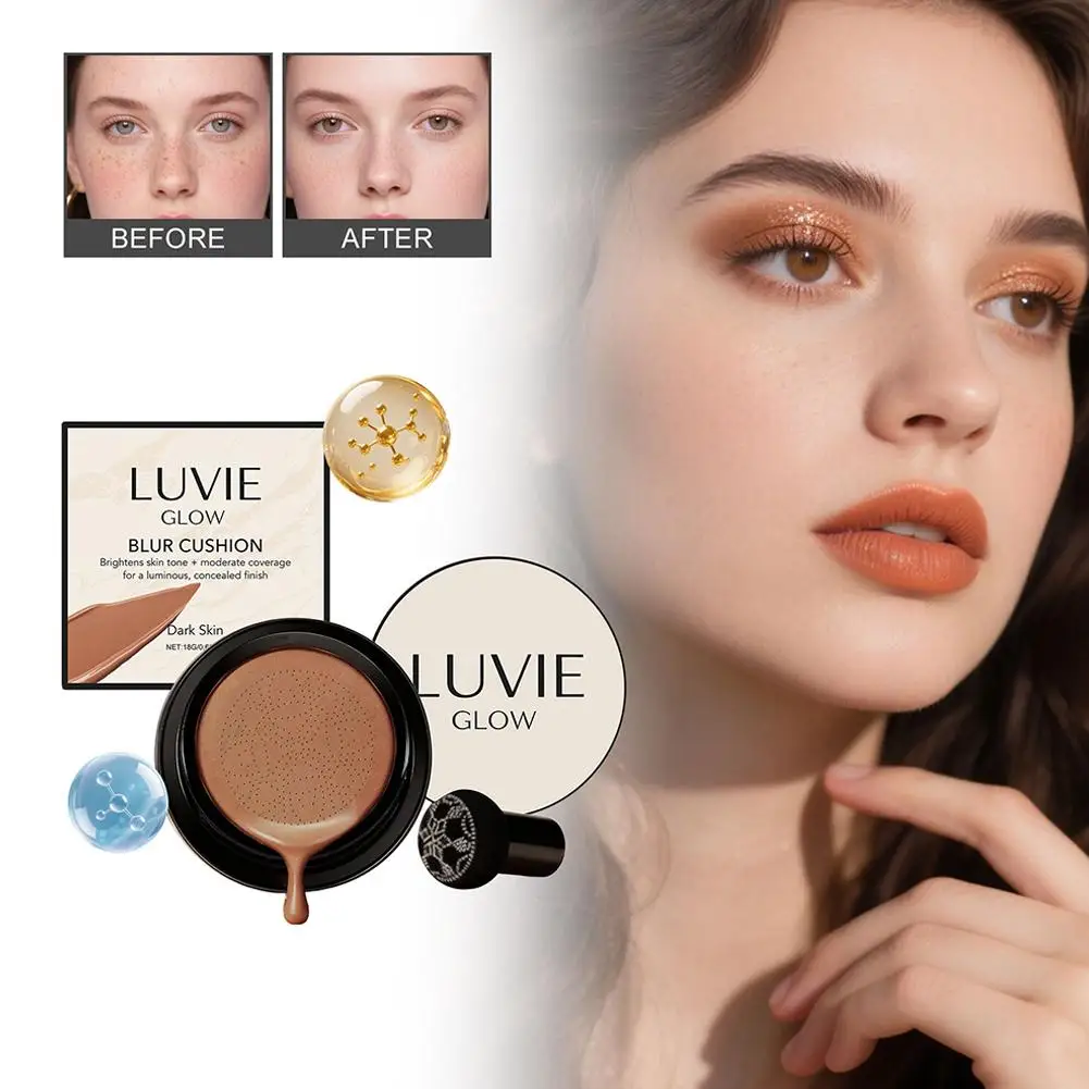 Hydraterende Paddestoel Luchtkussen BB Cream Waterproof Brightening Foundation met Concealer Koreaanse dagelijkse make-upbasis