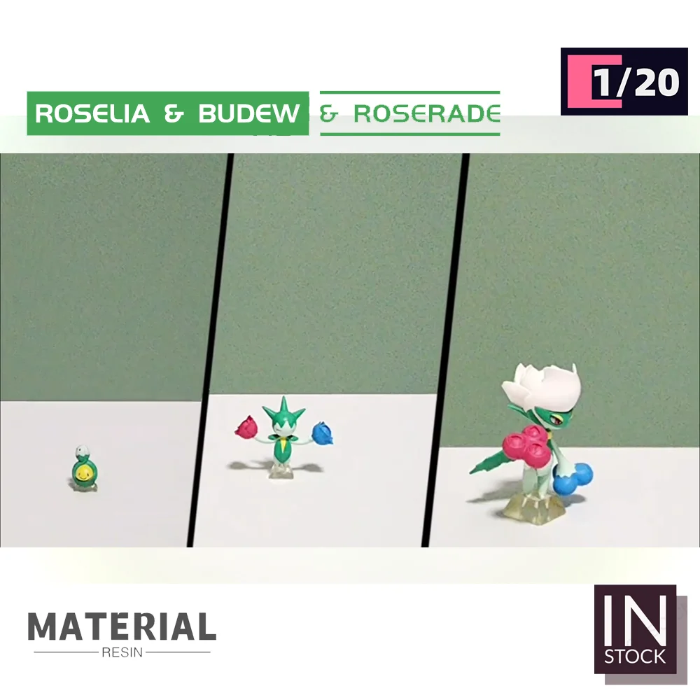 [Disponibile] figura mondiale IN scala 1/20 [SK STUDIO] -giocattoli regalo collezione Roselia & Budew & Roserade