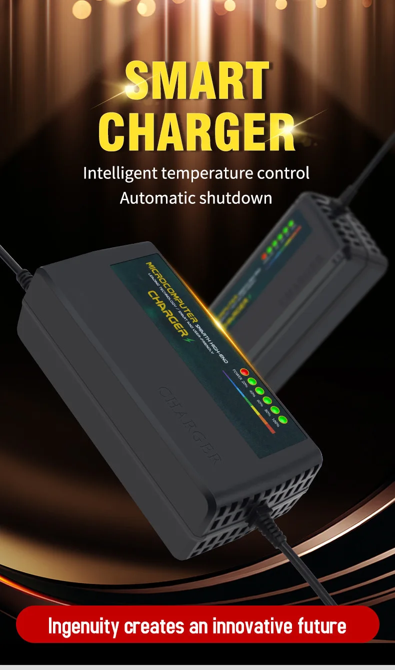 

72V 20Ah 3.8A charging current e bike charger Smart Pulse charger for Lead-acid battery