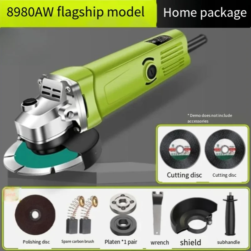 Industrial Angle Grinder Multi-Purpose Sander Polisher Hand Polishing Machine Cutting Home Use Abrasive Wheel