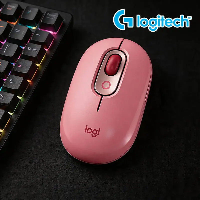 

Беспроводная мышь Logitech M350 POP, двухрежимная (Bluetooth и 2.4 ГГц), бесшумная, с функцией прокрутки, 18 месяцев автономной работы, для городских экскурсий, осмотра достопримечательностей и работы