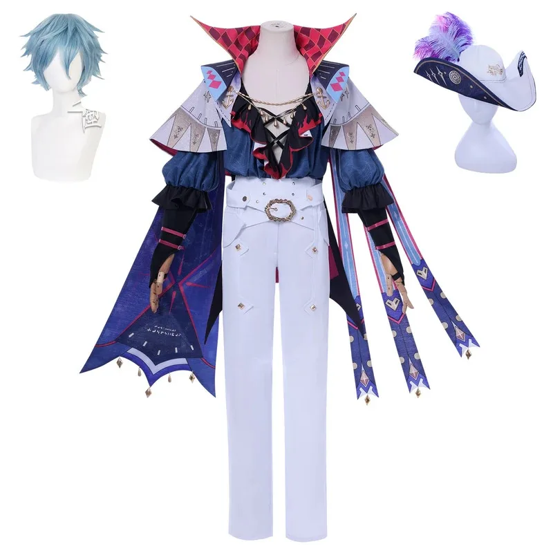 

Wuthering Waves Brant Cosplay Costume Hat Wig Uniforms Halloween Party Role Play Outfit Game Suits