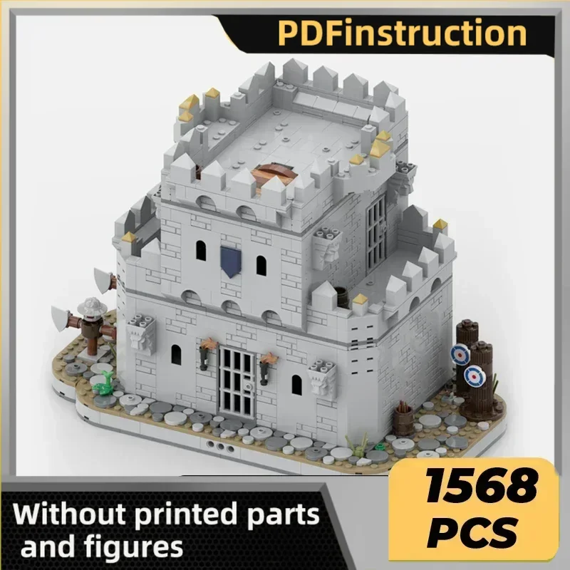 

Fortress Model Moc Building Bricks Medieval Castle Barraks Technology Modular Blocks Gifts Christmas Toys DIY Sets Assembly