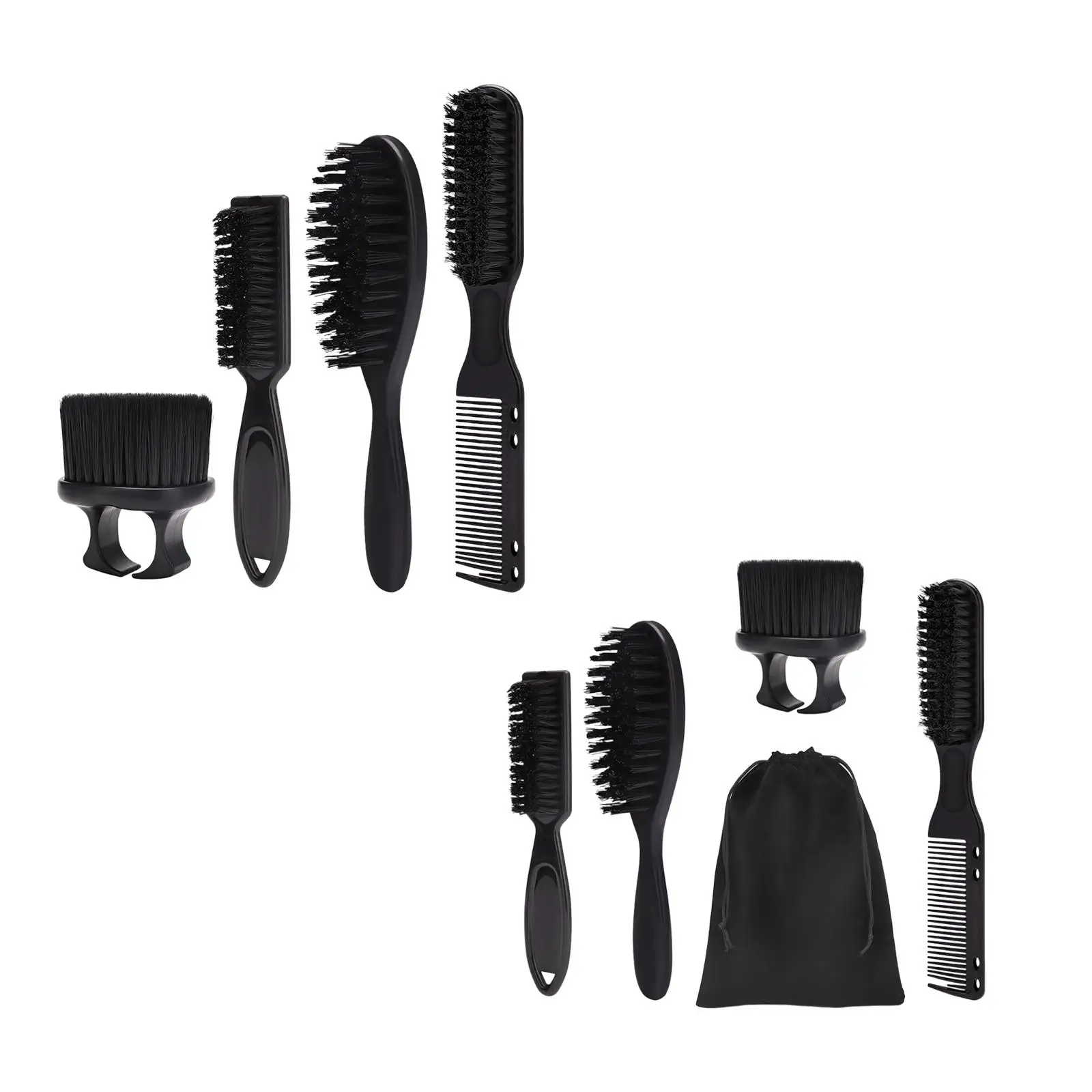 

Barber Brush and Barber Comb Set Barber Cleaning Hairbrush for Dad Husband Hair