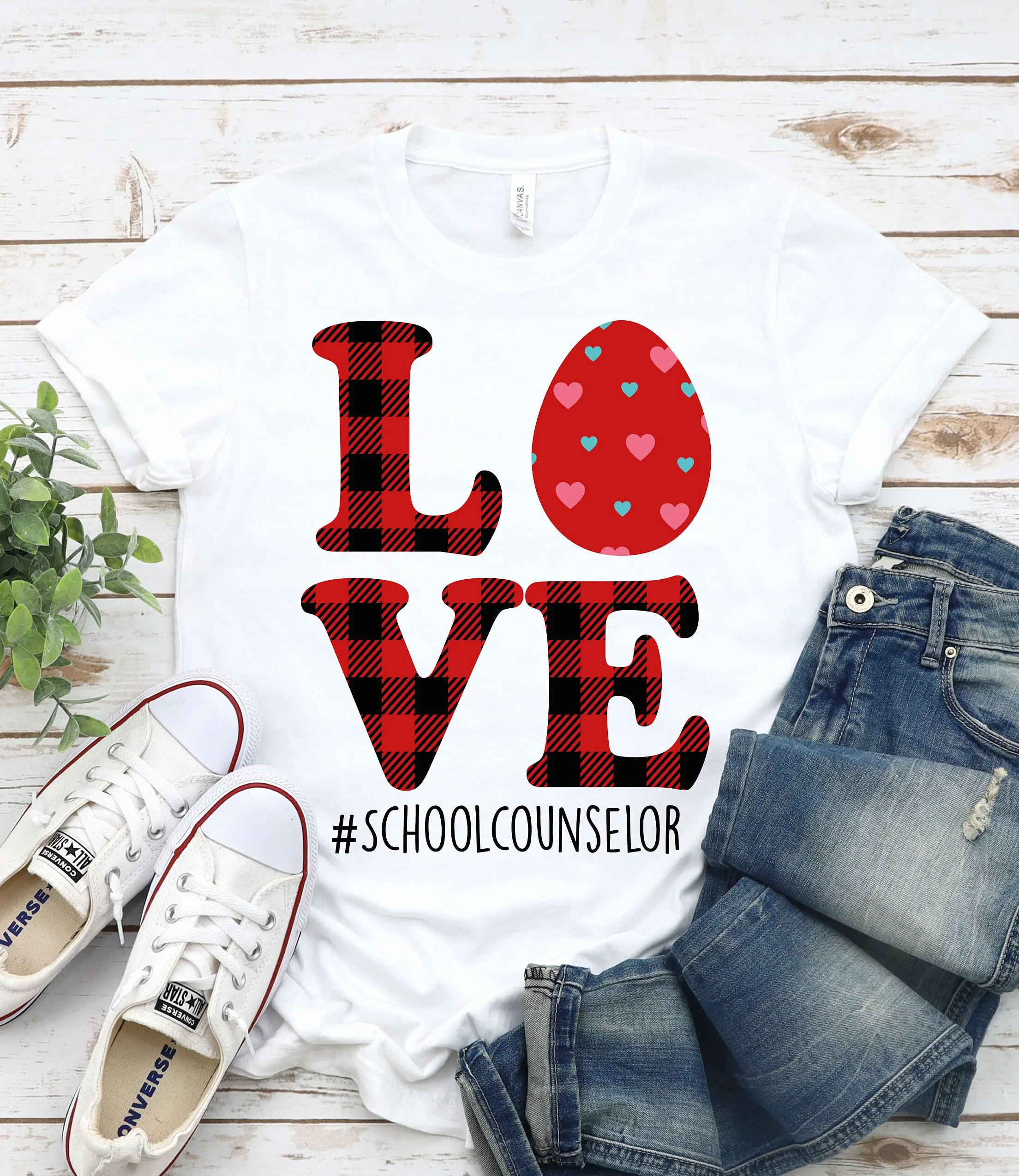 Easter Day Counselor T Shirt For School Therapist