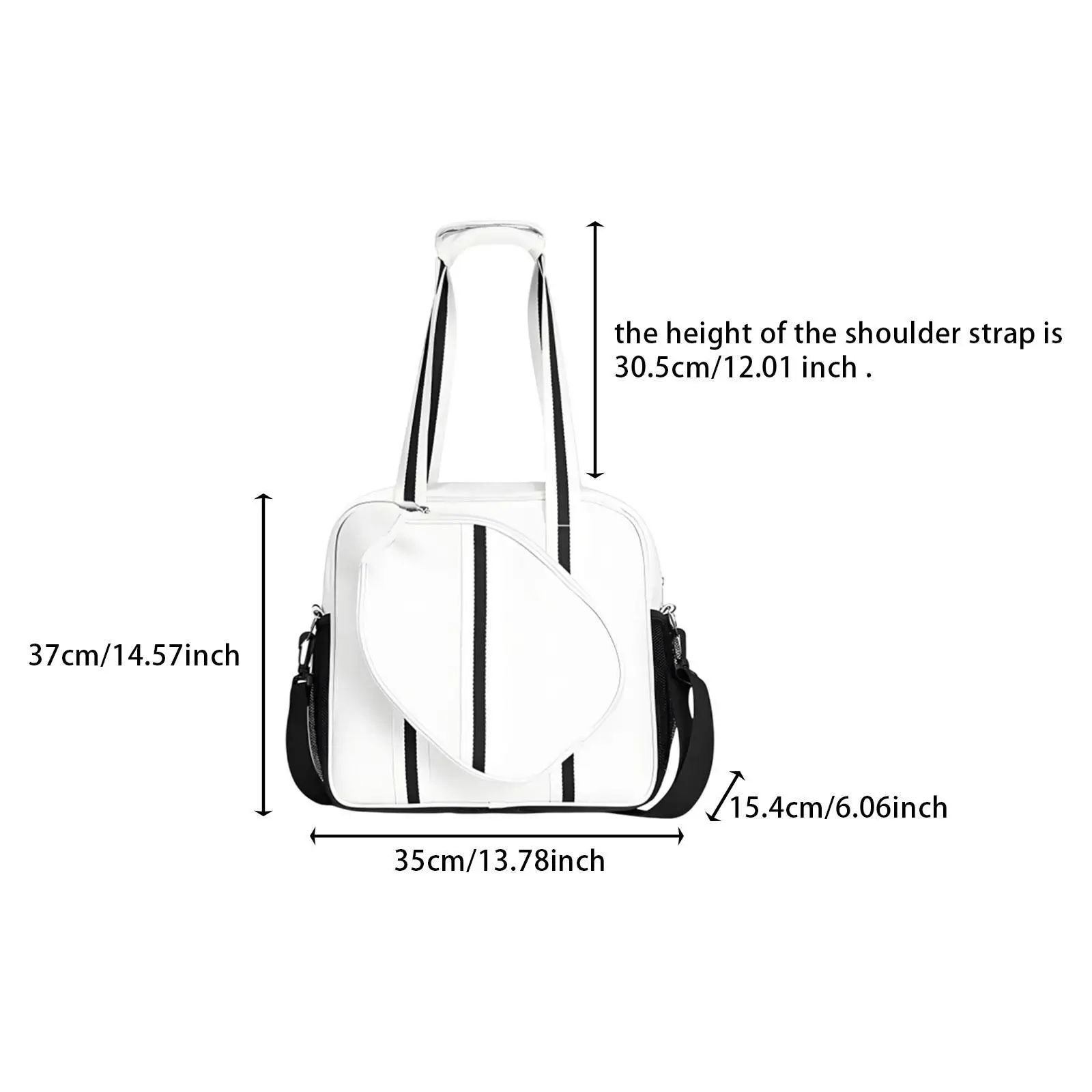 

Pickleball Bag Pickleball Paddle Bag Professional Large Tennis Racket Bag Multipurpose Pickle Ball Bag Pickleball Tote Bag