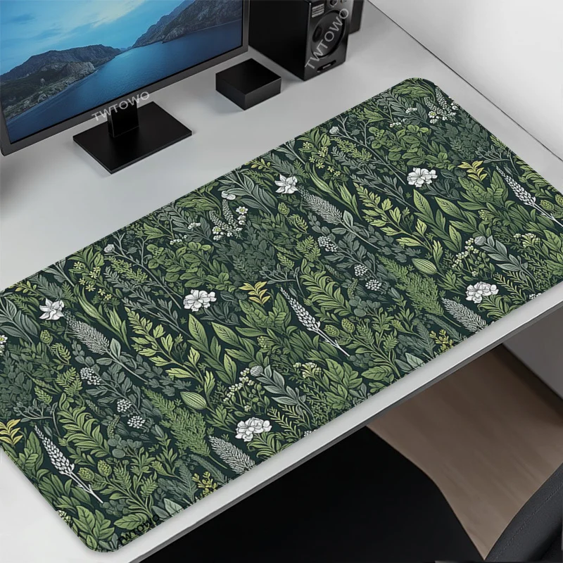 Mouse Pad Gamer Grass Aesthetics printon demand HD New Computer Mousepad XXL Natural Rubber Soft Carpet Computer Mice Pad