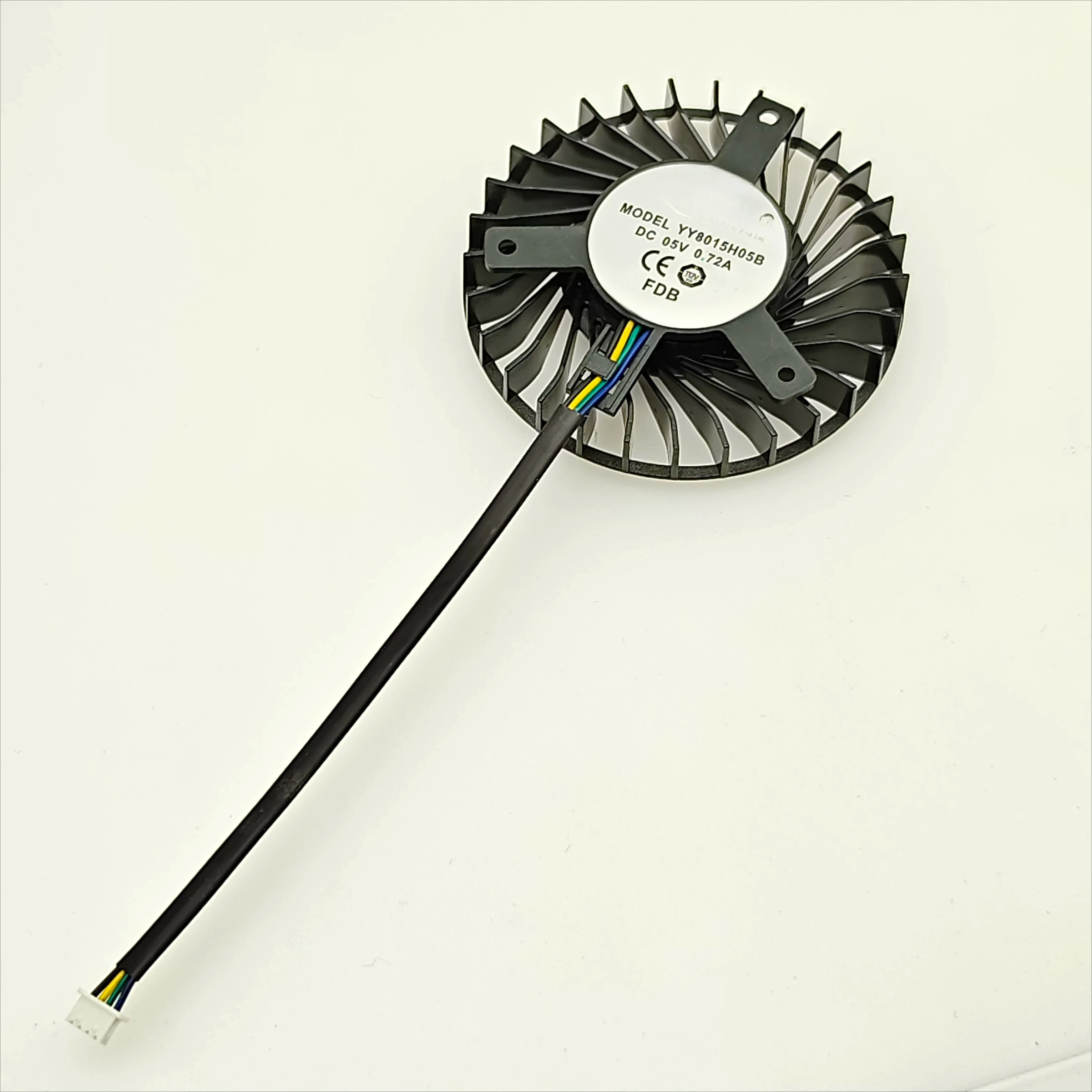For SNOWFAN YY8015H05B Cooling Fan 6.5CM Diameter 4.5CM Hole‑Spacing 0.72A 5V
