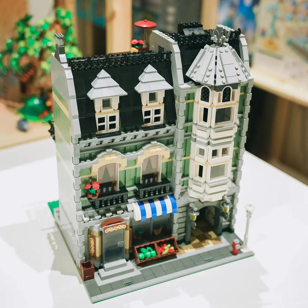 

Большая распродажа, 2352 шт., создатель город, европейская архитектура, продуктовый строительный блок, модель, детские подарки на день рождения, Рождество